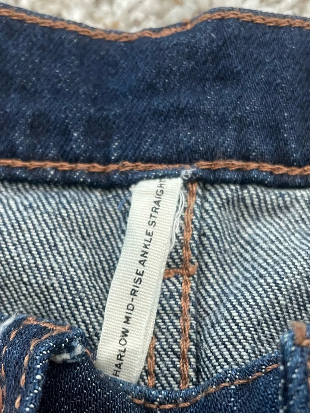 rag & bone Harlow Mid-Rise Ankle Straight Jeans Women’s 27 - Picture 4 of 8